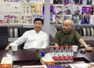 特型演员蒋正宇先生（蒋介石扮演者）参观宁波启润影视