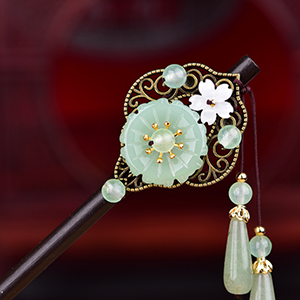 民族风古装盘发簪子发钗头饰汉服流苏公主步摇饰品配饰古代发簪女