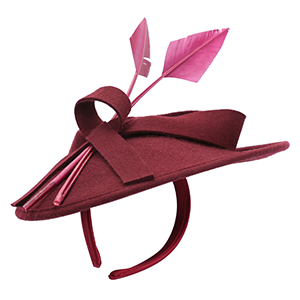 秋冬季帽子女士英伦优质羊毛呢复古头饰优雅女人小礼帽子