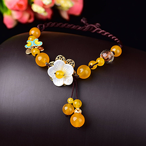 个性复古风脚链手工编织脚绳足链古典民族风首饰