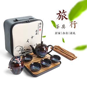 沙金釉西施壶套装