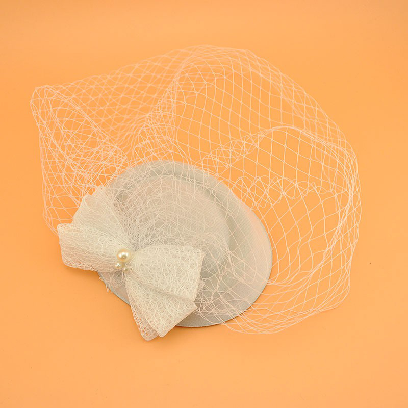 旗袍帽蕾丝网纱小礼帽发夹