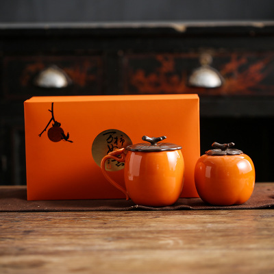 礼品马克杯陶瓷泡茶杯办公室过滤茶杯大容量水杯