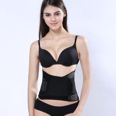 女士运动束腰带魔术贴束身衣收腹带减肚子瑜伽服塑腰带