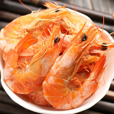 新鲜烤中号烤虾干对虾干大虾干即食特产干货海虾虾干